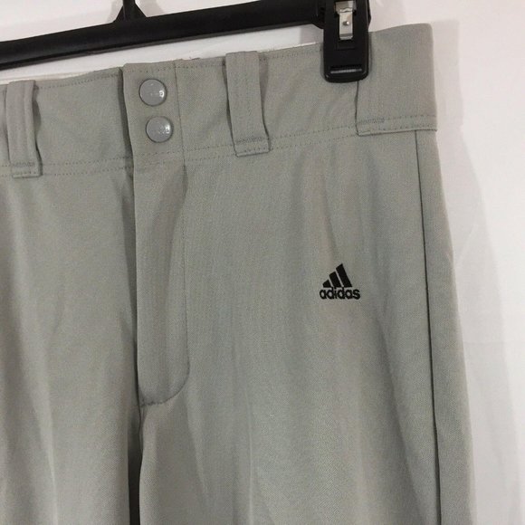 Adidas Gray Climalite Short Baseball Pants 29x24 - Picture 2 of 6